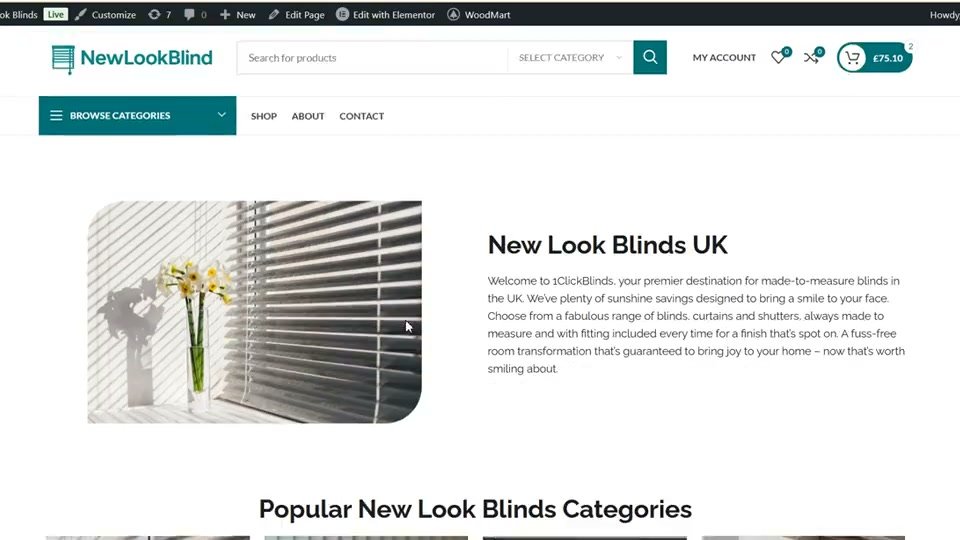 New Look Blinds case study